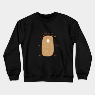 Cute Bear Crewneck Sweatshirt